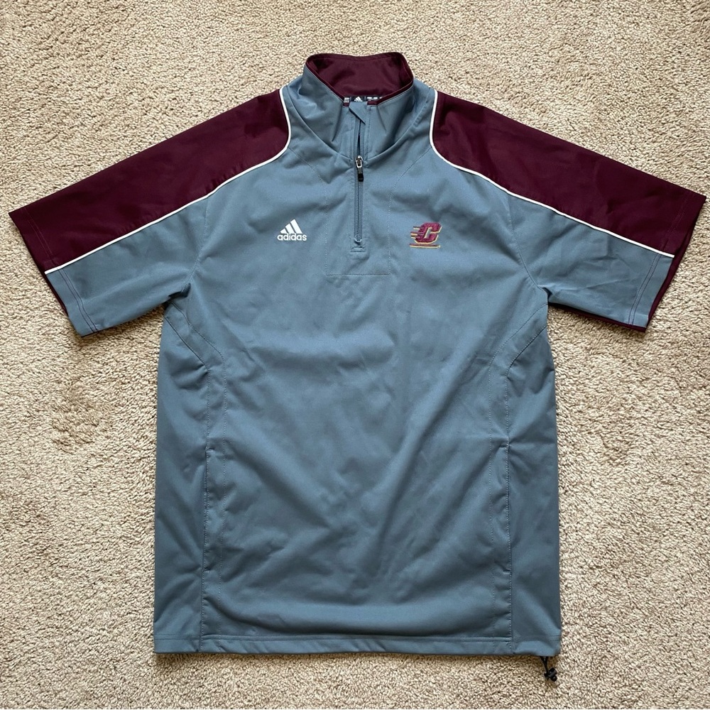 Central Michigan University CMU Chippewas Short Sleeve Windbreaker Jacket